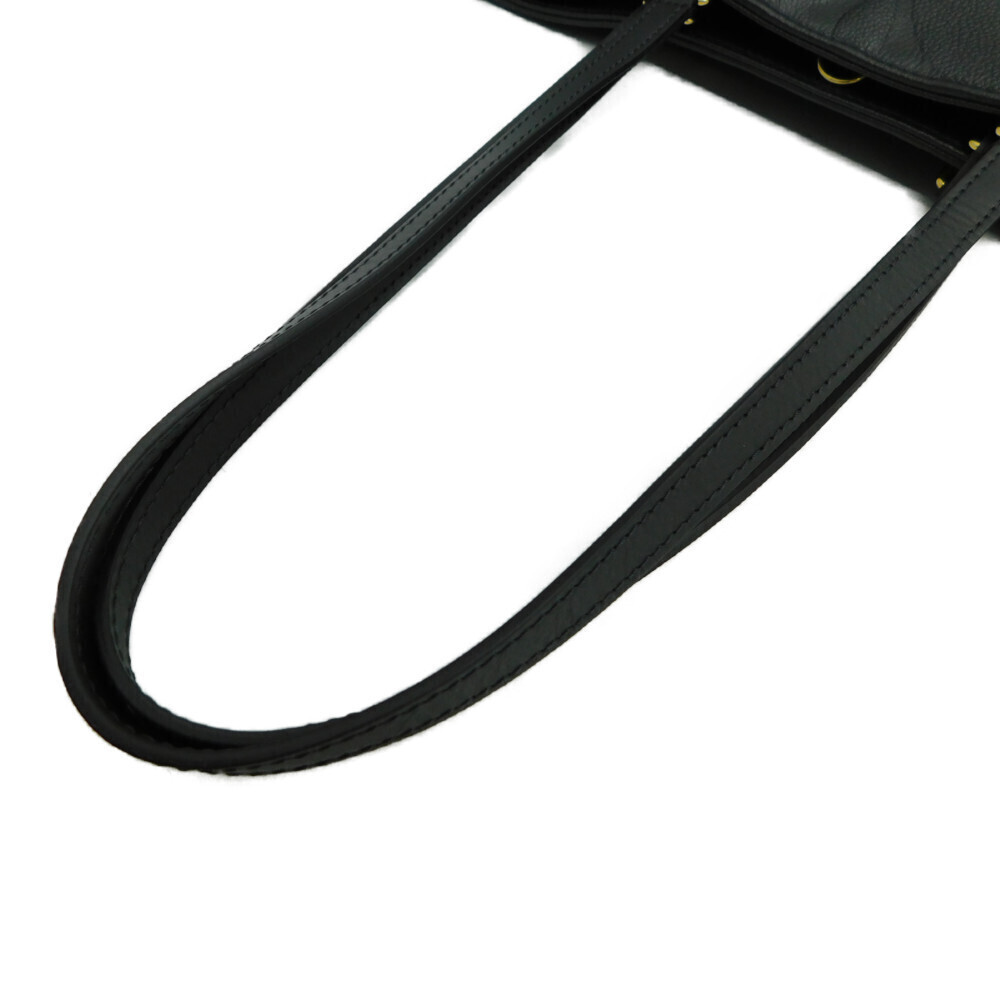 LOUIS VUITTON On the Go Tote Bag Black Noir Monogram Empreinte Leather Embossed - Picture 7 of 7